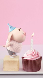 Создать мем: cute pig wallpaper happy birthday, игрушка свинка, свинка милая