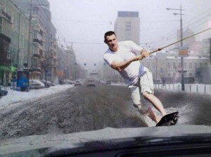 Create meme: snowfall, Kiev in winter, bad weather
