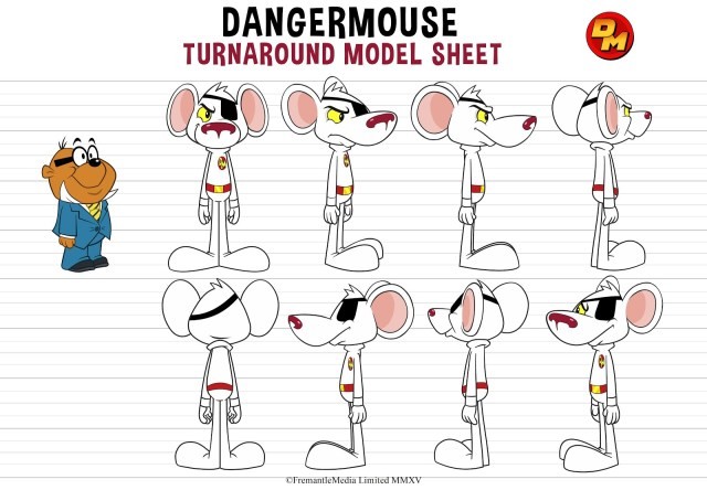 Создать мем: дэнжер маус, опасный мышонок 2015, danger mouse мультфильм