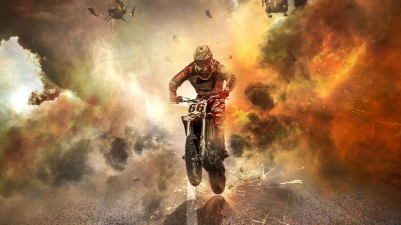 Create meme: motocross , motorcycle , enduro