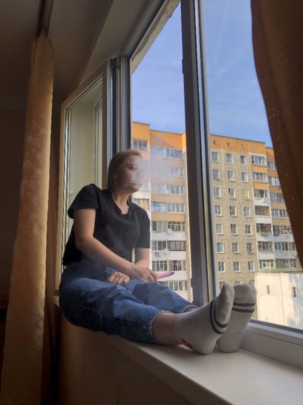 Create meme: window , people , feet 