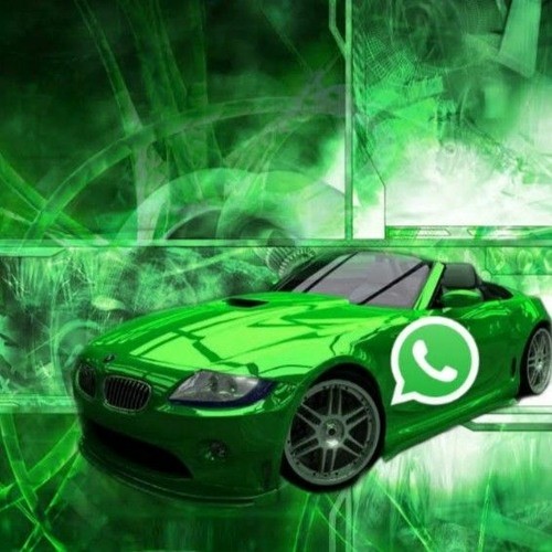 Создать мем: неоновая машина, whatsapp car drip, whatsapp car