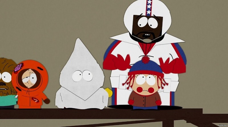 Create meme: Eric Cartman Ku Klux Klan, Cartman kkk South Park, South Park Cartman