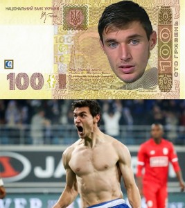 Create meme: football, players, Roman Yaremchuk player