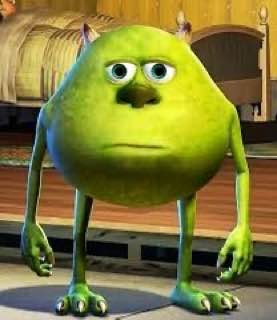 Create meme: monster Mike Wazowski, Mike wazowski meme, Mike wazowski