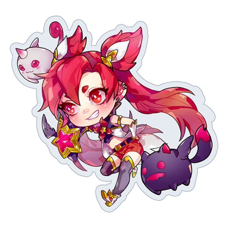 Создать мем: джинкс стикеры, звездная джинкс, star guardian jinx sticker