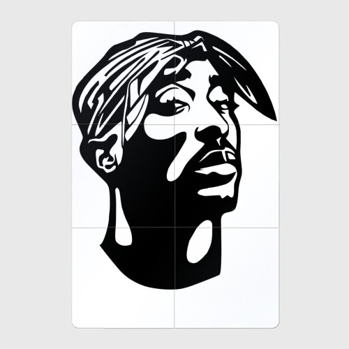 Create meme: Tupac Shakur silhouette, 2pac portrait, Tupac portrait