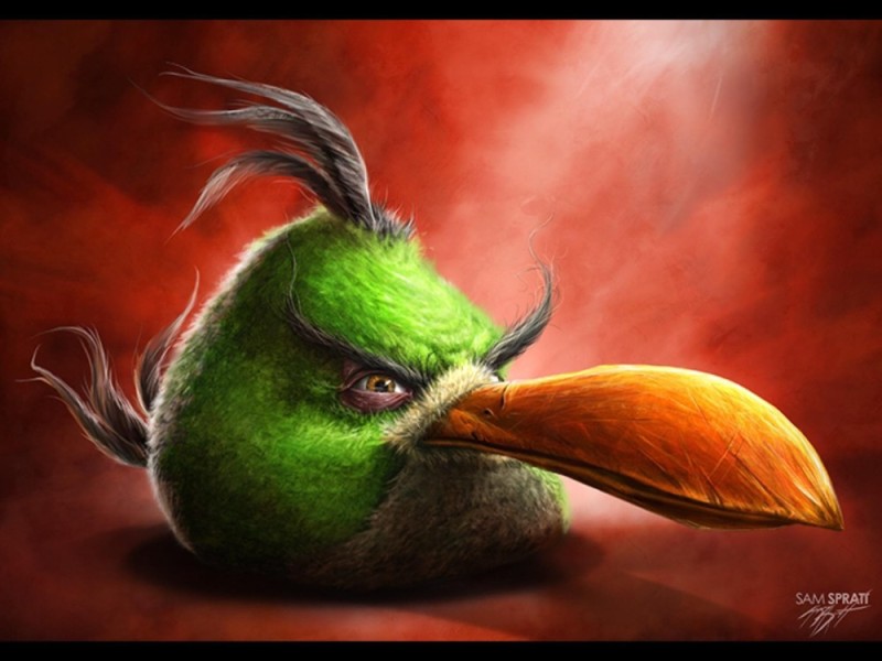 Create meme: realistic birds of angri birds, realistic angry birds, The evil bird of the Angri Birds