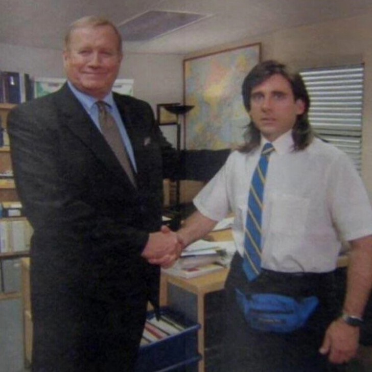 Create meme: series office memes, the office series michael scott handshake, TV series office meme handshake