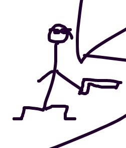 Create meme: stickman, drawings, man