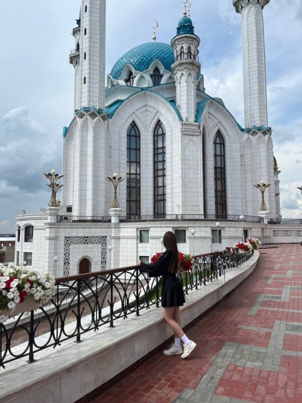 Create meme: the Kul Sharif mosque , morning Kazan, to Kazan