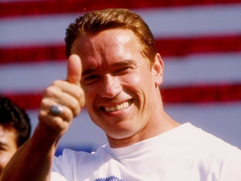 Create meme: Arnold Schwarzenegger , Arnold Schwarzenegger smiles, Arnold Schwarzenegger actor