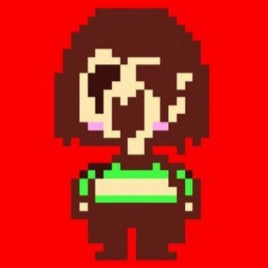 Create meme: Chara undertail pixel, tales of zestiria Chara pixel