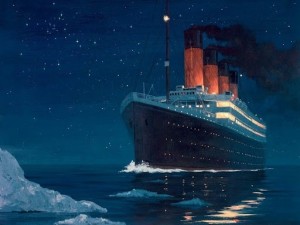 Create meme: modern Titanic, Titanic and Britannic, Titanic