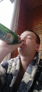 Create meme: beer, thrash from social networks, male