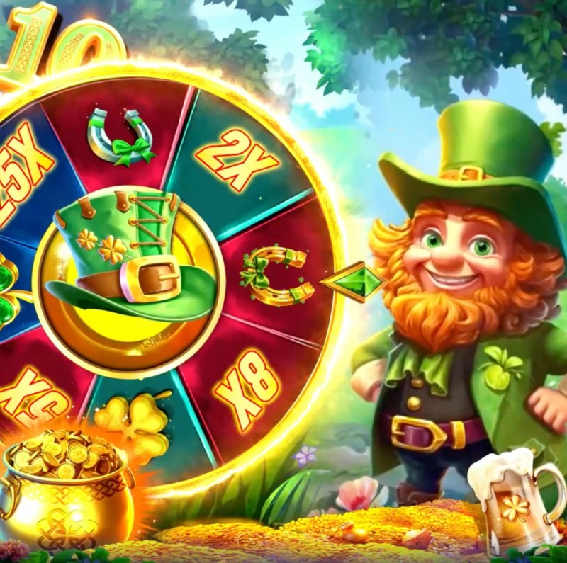 Создать мем: слот pot of gold, лепрекон 1, игра