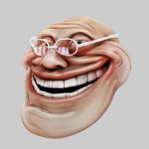 Create meme: trolling, Troll face, the laughing Troll