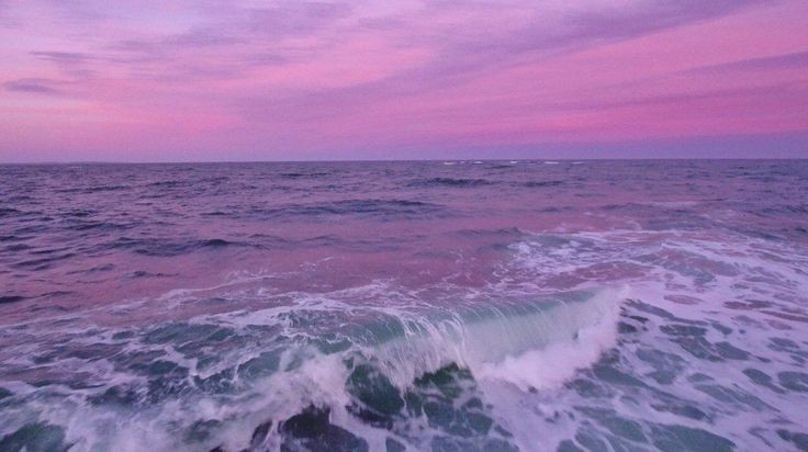 Create meme: The pink sea, aesthetics of the sea, beautiful sea background