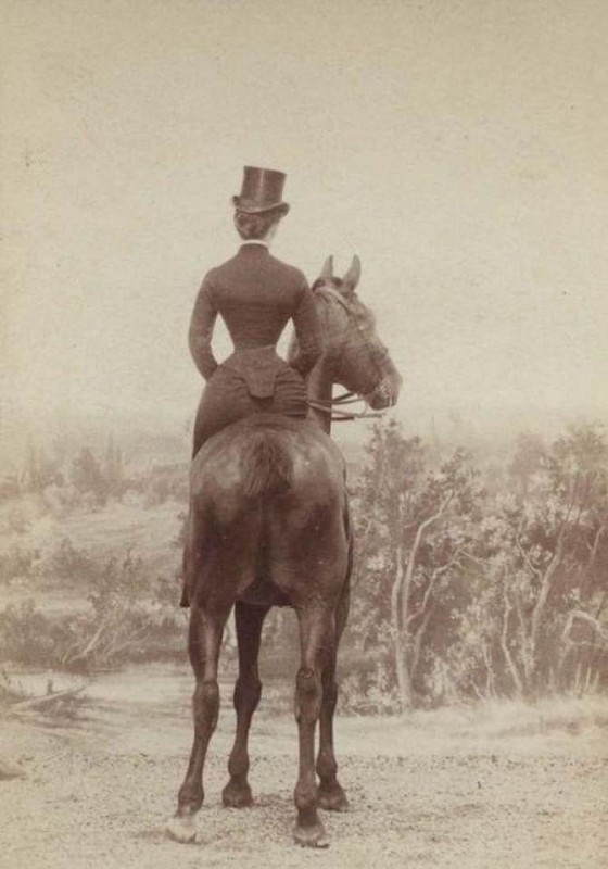 Create meme: riding amazon 19th century, riding amazon, Amazon riding clothes 19th century