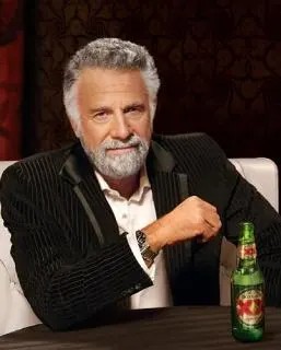 Создать мем: always для мужчин, the most interesting man in the world, dos equis