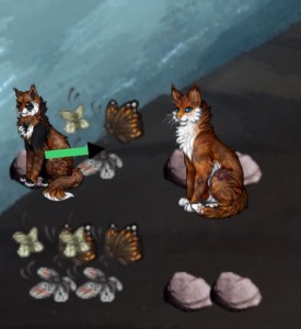 Create meme: warriors cats the game catwar, designer colors catwar