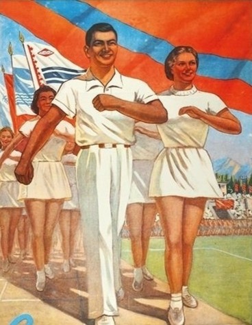 Create meme: posters of the USSR sport, soviet sports posters, trp ussr poster