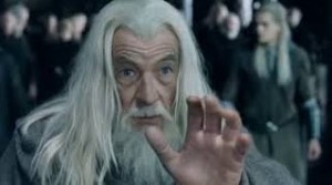 Create meme: the Lord of the rings Gandalf, Gandalf banishes Saruman, the lord of the rings the two towers