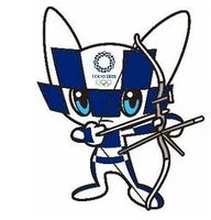 Создать мем: мультик, маскот токио 2020, mascot