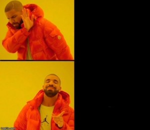 Создать мем: drake мемы, мем дрейк в оранжевой куртке, drake mem