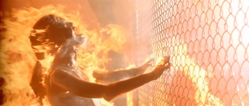 Create meme: Sarah Connor is on fire, Sarah Connor's Terminator Dream, briefly about the weather