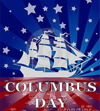 Create meme: columbus day, columbus day in the usa, oil painting 