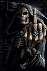 Create meme: grim reaper, skull