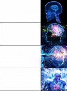 Create meme: the overmind meme template, the overmind's brain, meme about the brain overmind