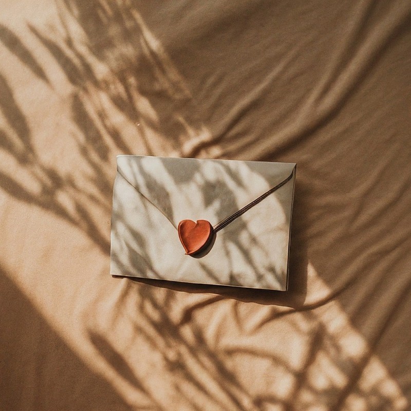 Create meme: the envelope, The envelope is a heart, A love envelope