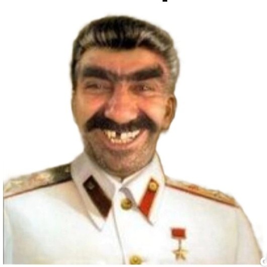 Create meme: Stalin was the leader, The Soviet underground worker, Stalin is funny