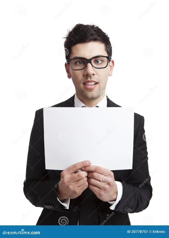 Create meme: A man holds a leaf, A man holds a piece of paper, The man with the empty poster