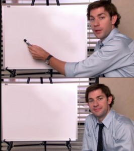 Create meme: text page, people, Jim Halpert blinds meme