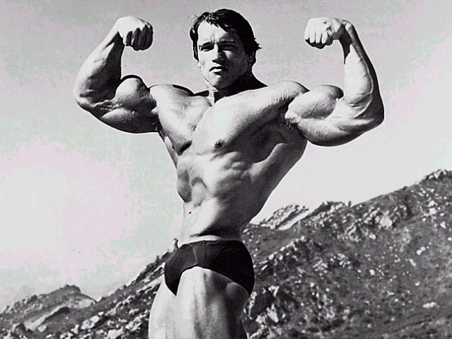 Create meme: schwarzenegger mr. olympia, Arnold Schwarzenegger bodybuilding, Schwarzenegger bodybuilding