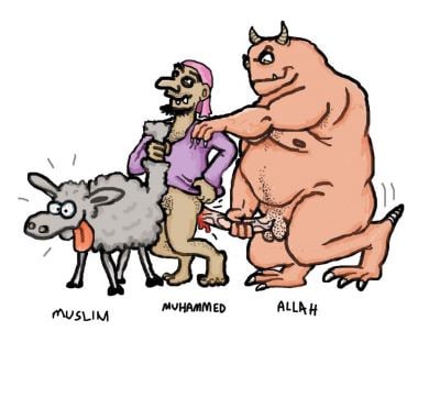 Create meme: caricatures of Muhammad and Muslims, caricature , caricatures of Islam