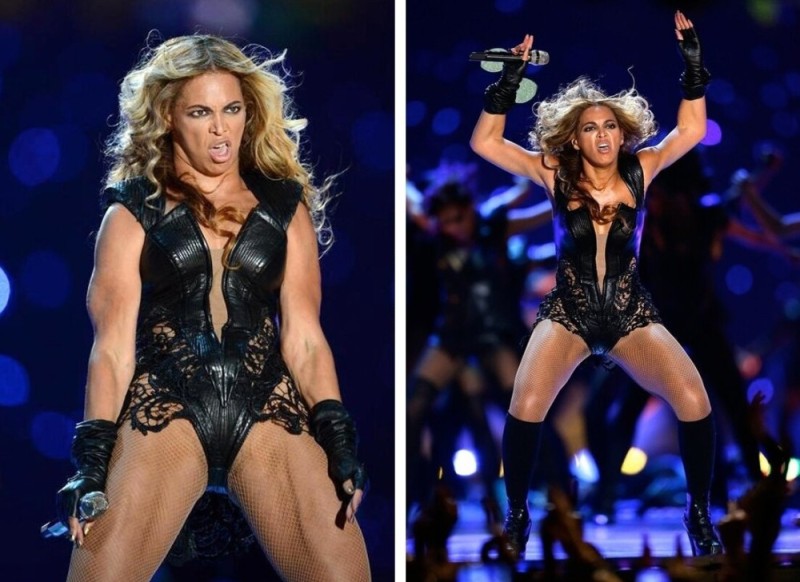 Create meme: Beyonce's Super Bowl is unfortunate, Scary Beyonce, singer Beyonce