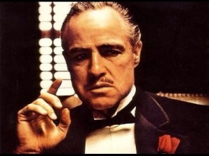 Create meme: meme godfather, don Corleone Smoking a cigar, Vito Corleone