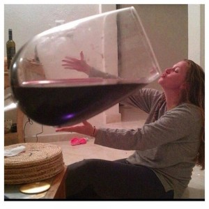 Create meme: meme generator, one glass, a large glass of wine