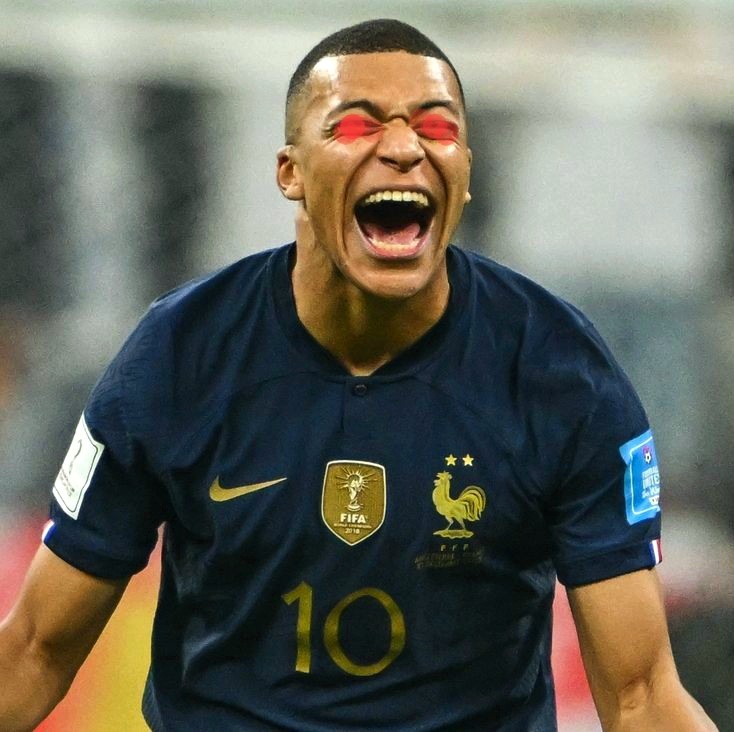 Create meme: Kilian mbappe , ten hag, mbappe's face