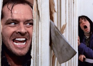 Create meme: the radiance of the king, lights meme axe, Jack Nicholson the shining