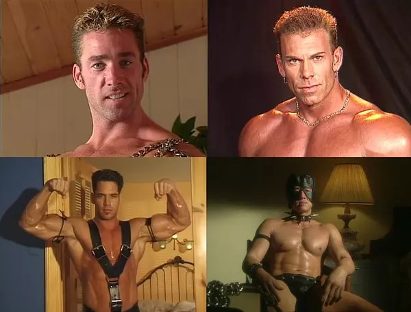 Create meme: hachimaki Billy Herrington, gachimuchi actors, hachimaki van darkholm