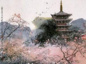 Создать мем: киото, chinese painting, лю маошан