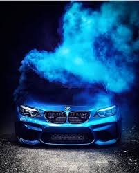 Create meme: bmw m5 neon, bmw with smoke, BMW M5 blue
