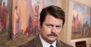 Create meme: I'm a simple man, nick offerman, text page