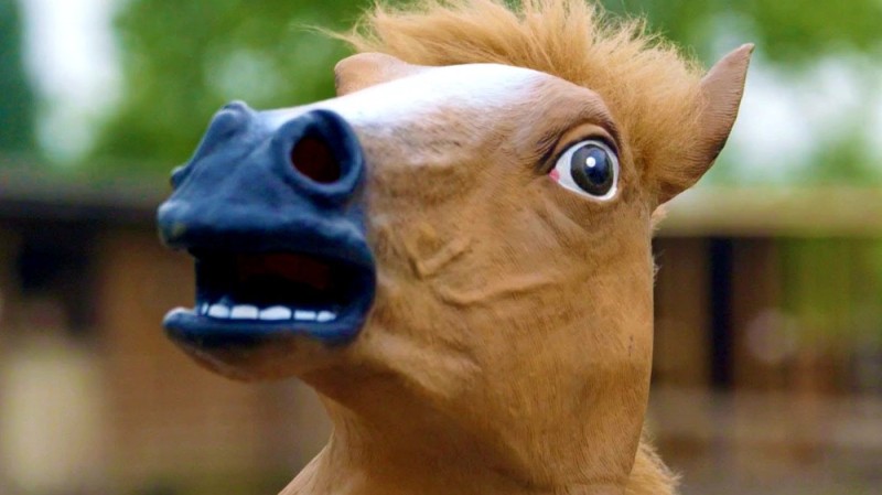 Create meme: horse mask, mask horse head, mask horse