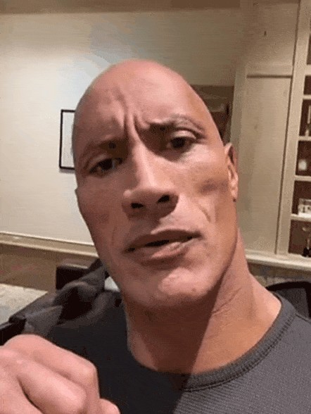 Create meme: the johnson rock meme, rock meme, Dwayne Johnson meme